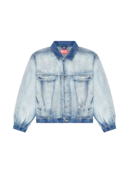 Kurtka jeansowa Diesel niebieska