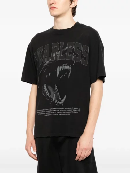 Tricou Warman cu decolteu în U negru