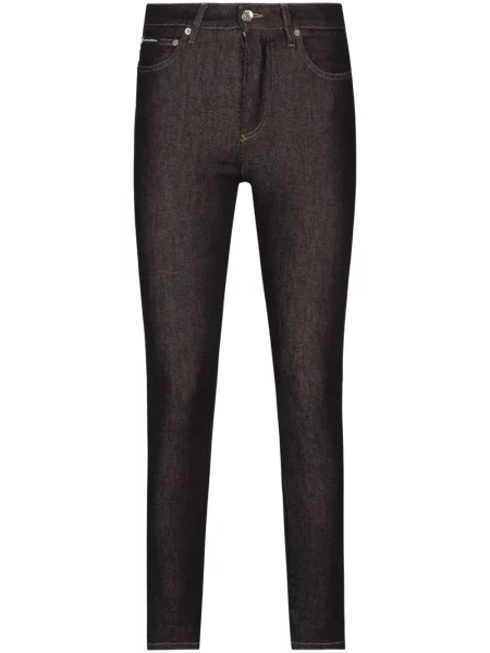 Skinny jeansy skinny Dolce And Gabbana czarne