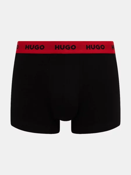 HUGO boxerky s TRUNK TRIPLET PACK hnědé