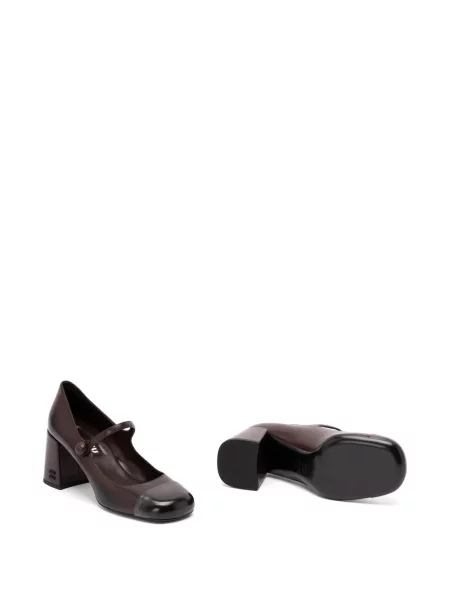 Pantofi cu toc Miu Miu maro