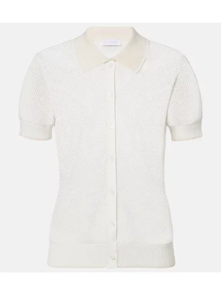 Tricou polo Stella Mccartney alb