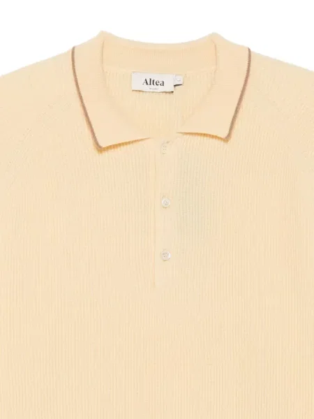 Tricou polo Altea tricotate galben