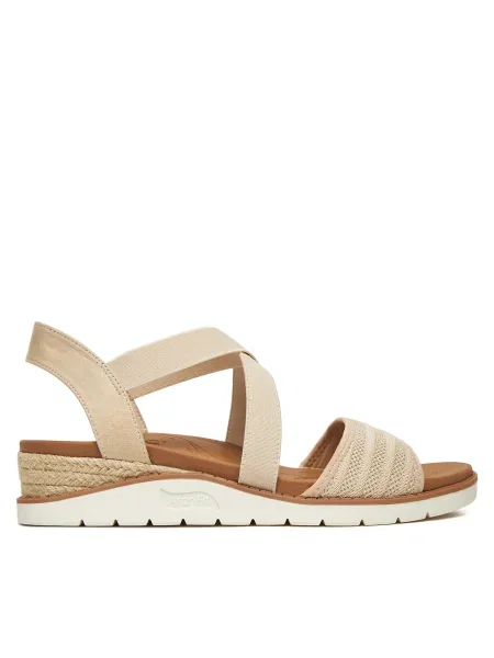 Skechers Sandále BOBS Arch Fit Beach Kiss-Boho Beyond béžová