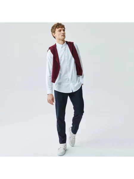 Lacoste Spodnie Lacoste granatowe
