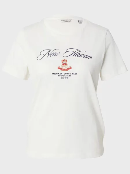 Футболка Gant біла