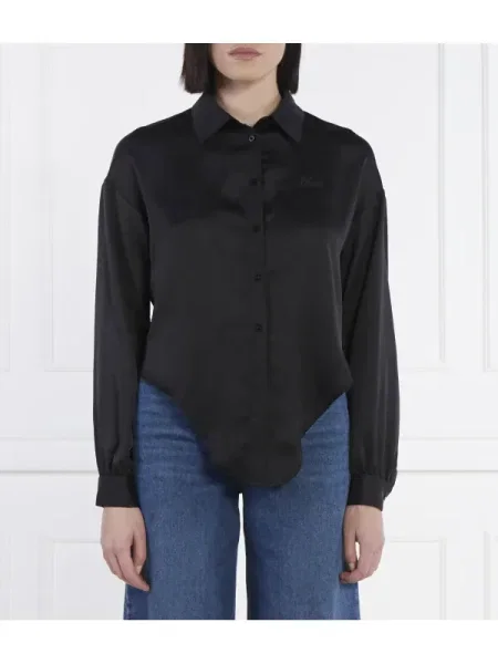 GUESS Cămașă | Relaxed fit negru