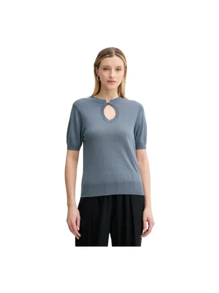 Sweter By Malene Birger wełniany niebieski