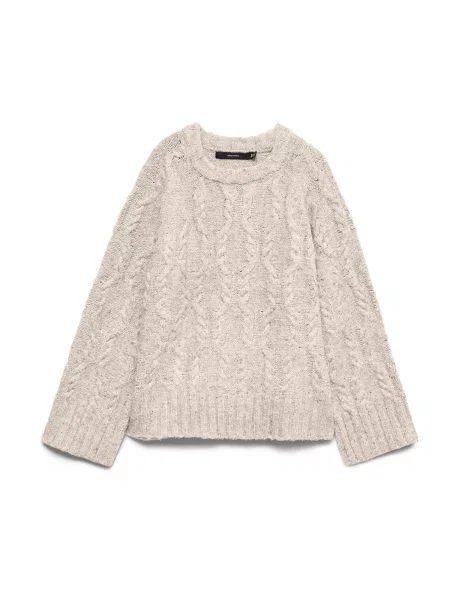 VERO MODA Pulover VMINGRID nisipiu