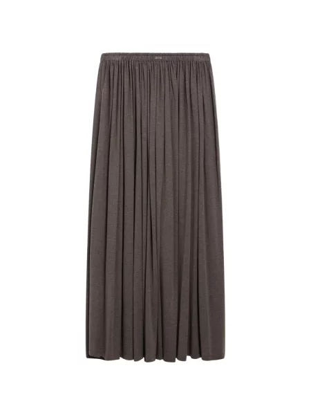 Ușor lung fustă Max Mara din jerseu maro