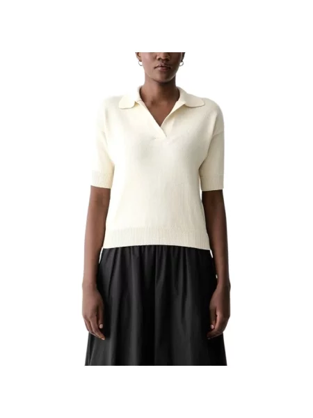 Dzianinowy sweter Weekend Max Mara beżowy