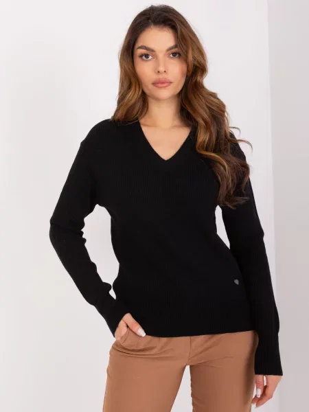 Pulover P-m negru