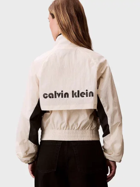 Джинсова куртка Calvin Klein Jeans ретро біла