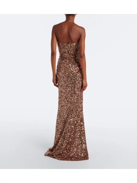 Rochie Elie Saab fără bretele roz