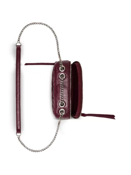 Matlasat geantă Marc Jacobs din piele roșu