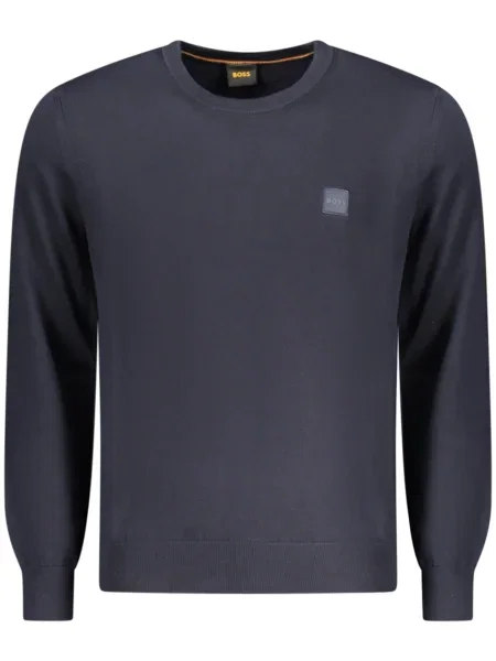 BOSS Pulover Kanovano_S Bleumarin albastru