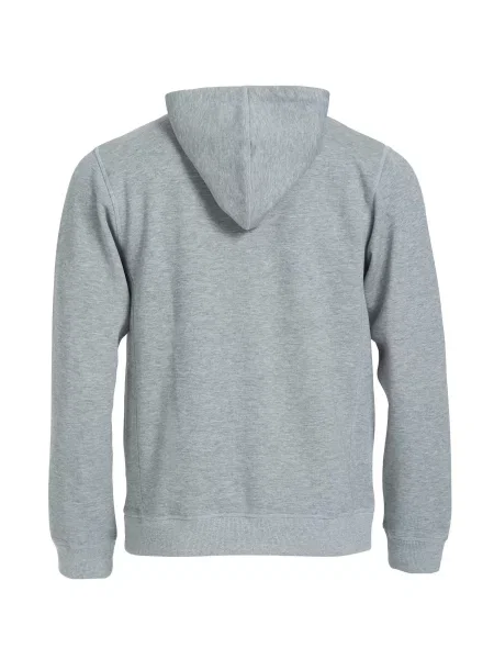 Clique Classic Hoody bluza z kapturem grey melange szara