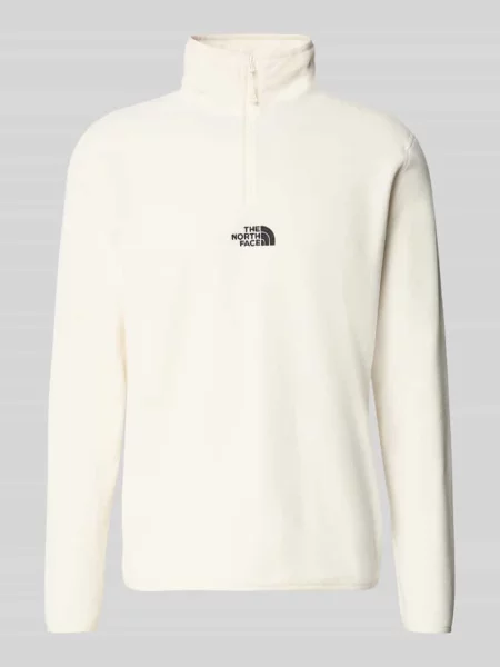 Bluza The North Face polarowa z logo biała