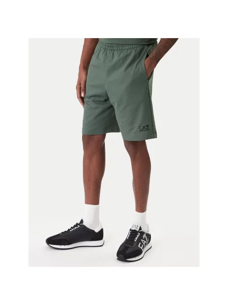Emporio Armani Sportiniai šortai PJVRZ Regular Fit žalia