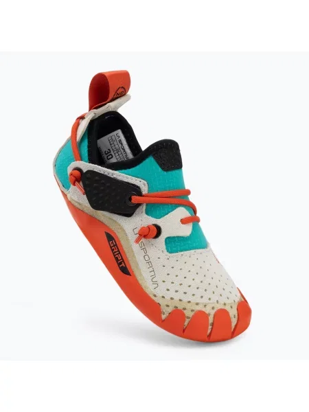 Încălțăminte de alpinism pentru copii La Sportiva Gripit chalk