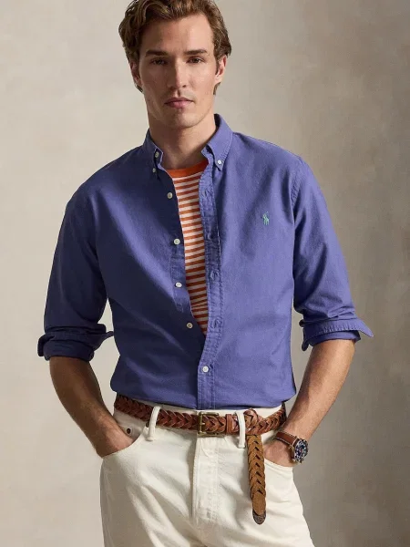Polo Ralph Lauren cămașă pentru bărbați din albastru