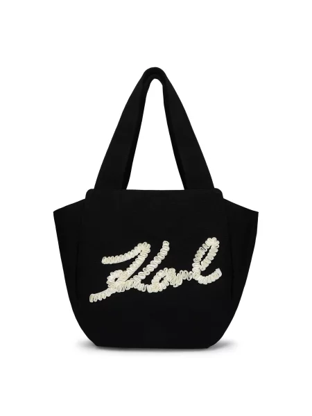 Karl Lagerfeld Geantă shopper K/Signature negru