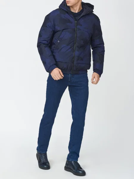 Пуховик Emporio Armani синій