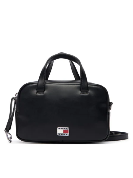 Geantă Tommy Jeans Tjw City Trunk Crossover negru