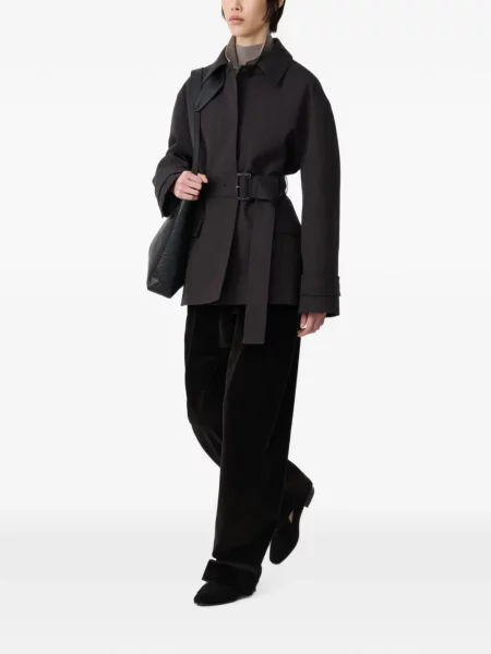 Pantaloni Studio Nicholson de catifea cord maro
