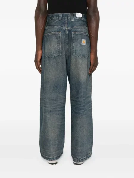Blugi Carhartt Wip cu 5 buzunare albastru