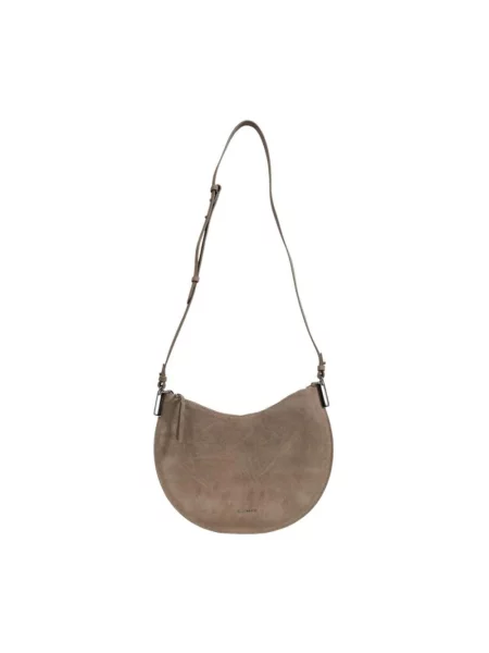 Torebka crossbody Coccinelle zamszowa beżowa