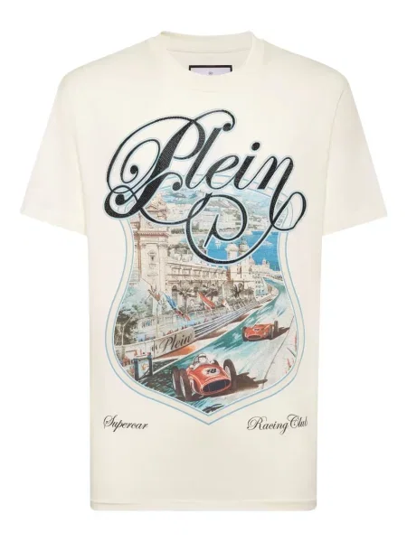 Tricou Philipp Plein alb