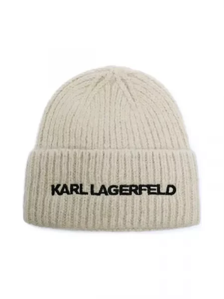 Karl Lagerfeld De lână căciulă k/essential bej