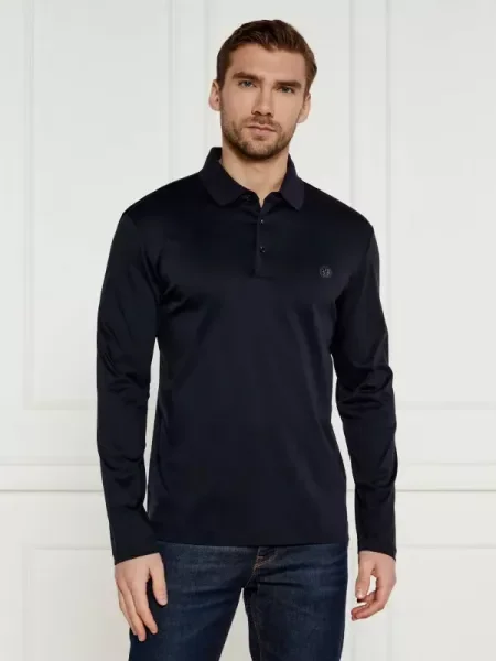 Boss Tricou polo Bleumarin negru