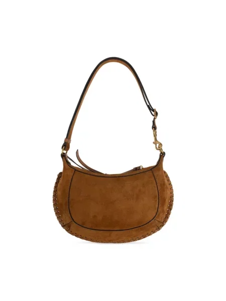 Torebka Isabel Marant zamszowa brązowa