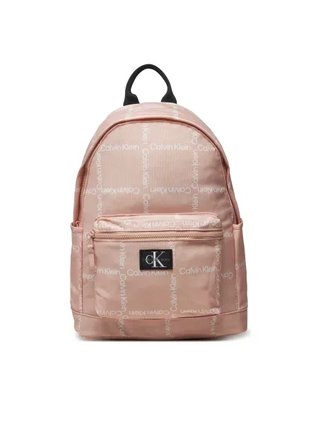 Nahrbtnik Calvin Klein Jeans City Grid Aop Roza bela