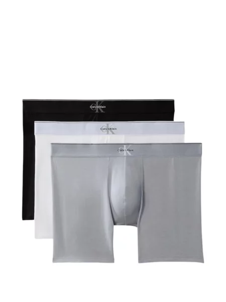 Boxeri Calvin Klein Underwear cu autograf gri