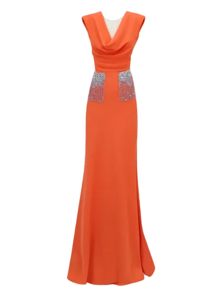 Костюм рокля Gemy Maalouf оранжево