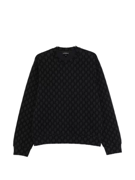 Lung pulover Emporio Armani negru