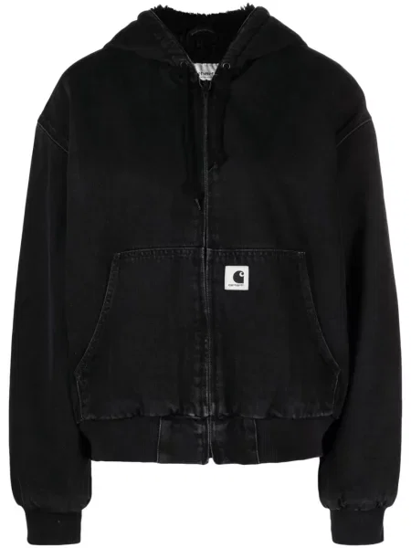 Geacă Carhartt Wip cu autograf negru