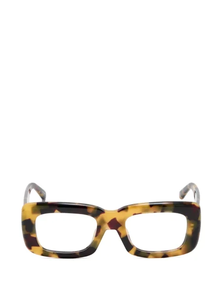 Ochelari de soare The Attico cu imprimeu geometric maro