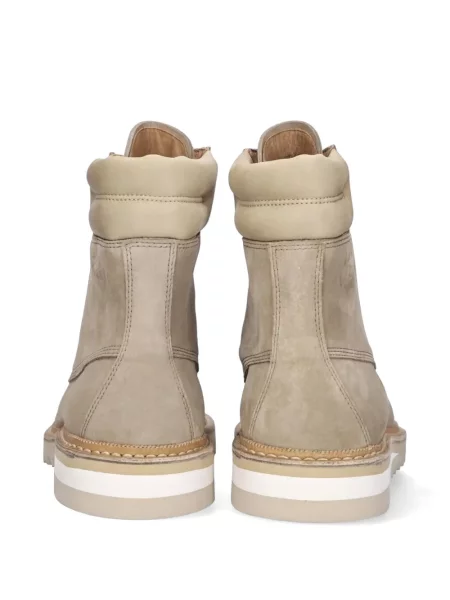 Botine Fracap cu șireturi din dantelă