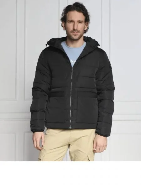 CALVIN KLEIN JEANS Kabát fekete