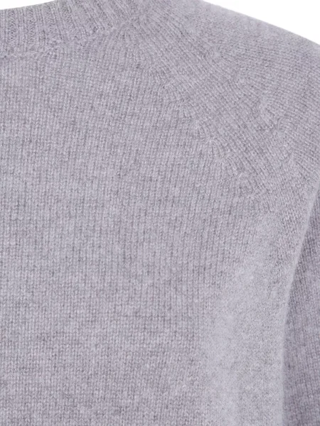 Pulover Seventy din cașmir gri