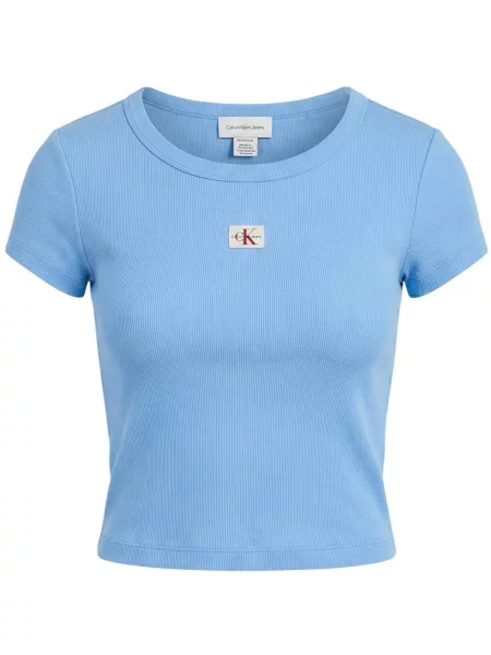 Calvin Klein Jeans Tričko svetlomodrá modrá