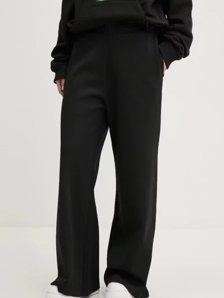 HUGO pantaloni de trening neted negru