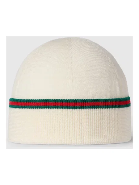 Czapka Gucci wełniana biała