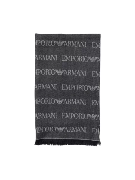 Szal Emporio Armani niebieska
