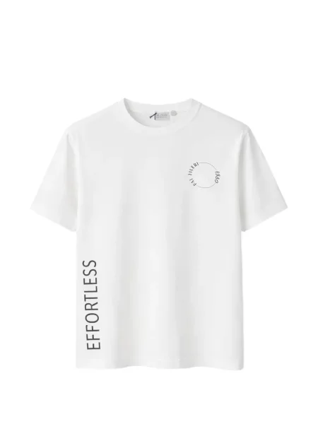 Scurt tricou Pal Zileri cu imagine alb