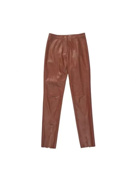 Spodnie áeron casual brązowe